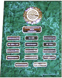 Vereinsmeister-Brett 2004