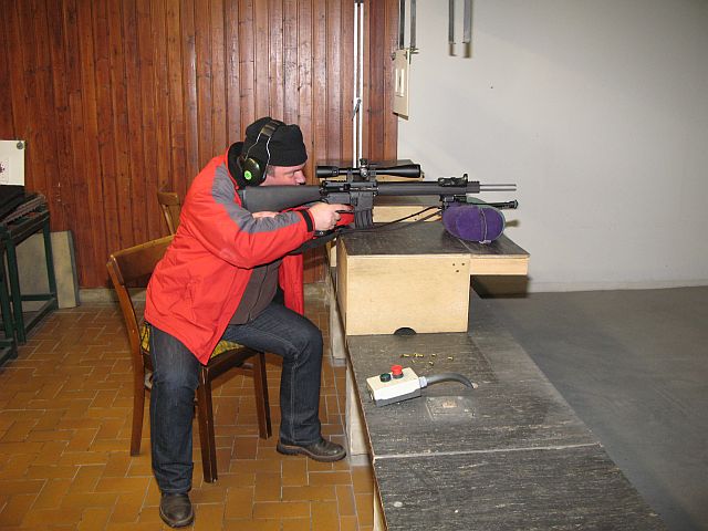Norbert ist der Erste am XR-15