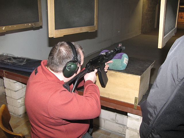 Andreas mit der Molot Vepr 12