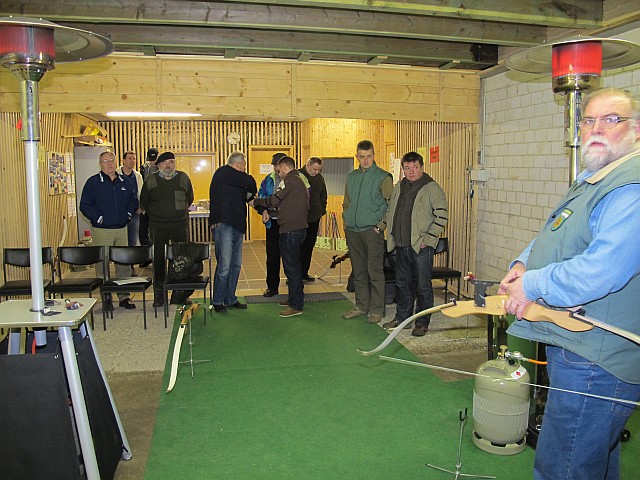 Die Indoor-Bogenhalle vom SSV Wennigsen