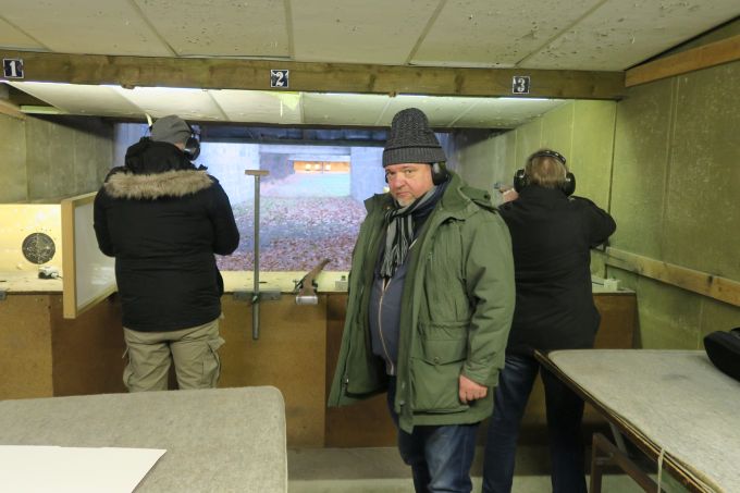 Scheiben in 100m Norbert hat Aufsicht