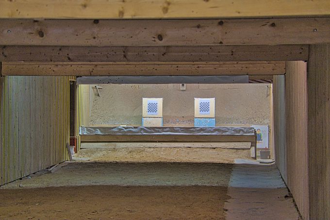 Die Glücksscheiben in 25 m Entfernung Zwei Scheiben für zwei Schützen